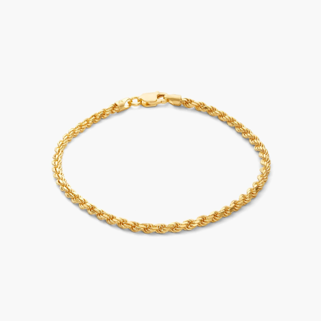Rope Bracelet (Gold) | 2.5mm