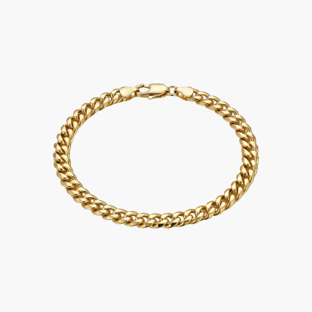 Cuban Bracelet (Gold) | 5mm