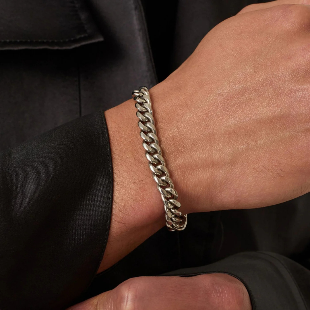 Cuban Bracelet (Silver) | 7mm
