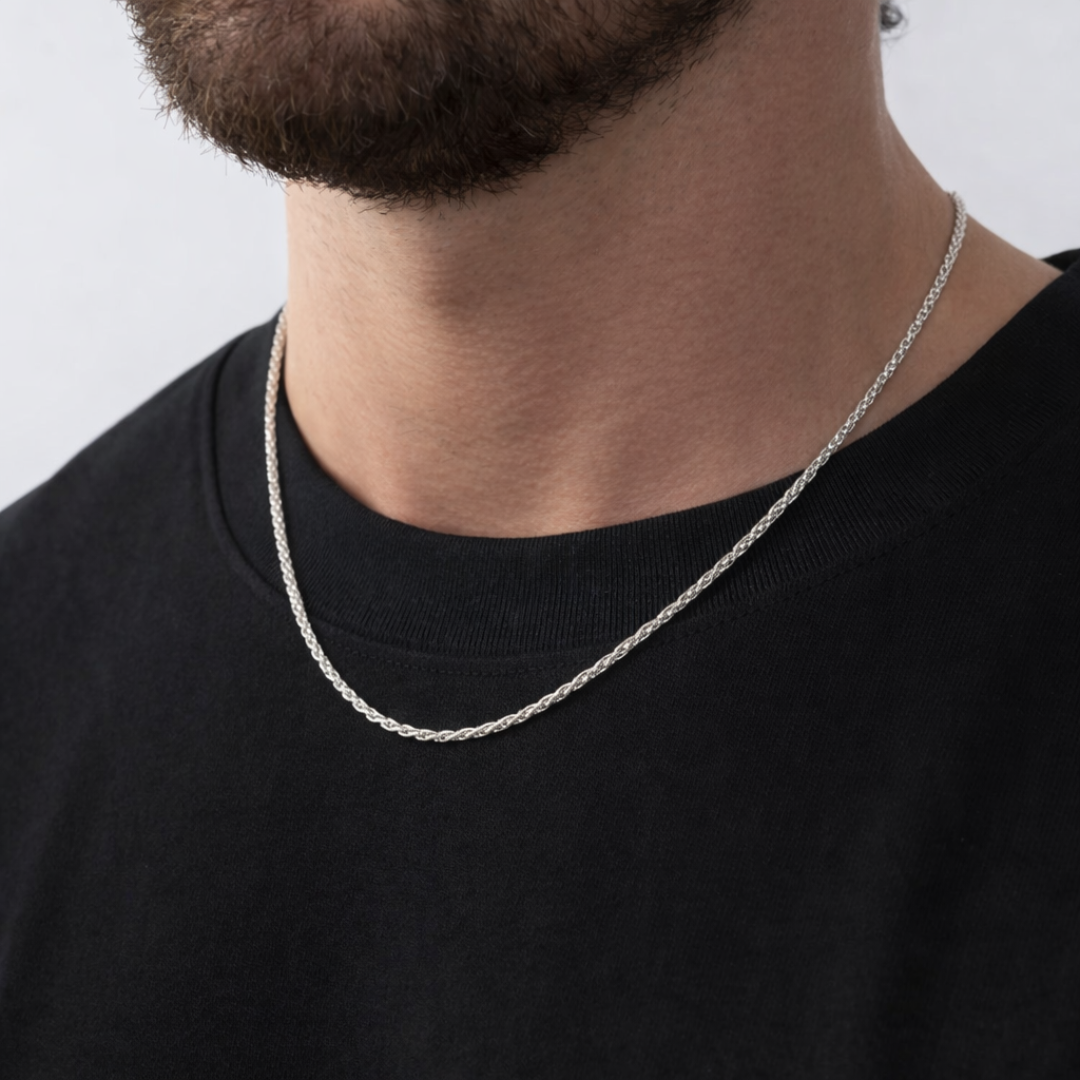 Wheat Chain (Silver) | 2mm