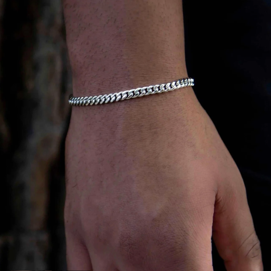 Cuban Bracelet (Silver) | 5mm